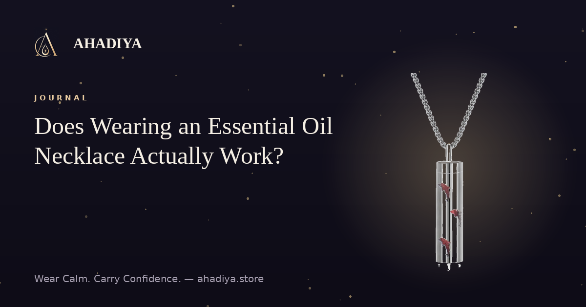 Does Wearing an Essential Oil Necklace Actually Work?
